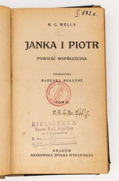 STARA KSIĄŻKA JANKA I PIOTR WEELS TOM II