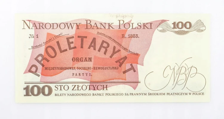 100 ZŁOTYCH 1986 ROK s. RW st. 1
