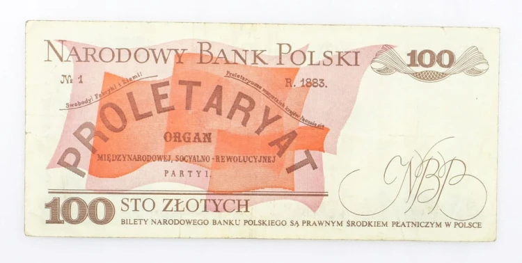100 ZŁOTYCH 1986 ROK s. PY st. 3