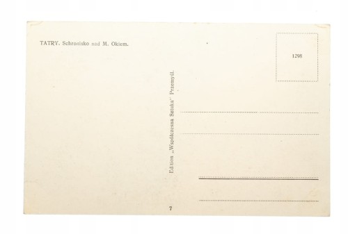 TATRY - SCHRONISKO NAD MORSKIM OKIEM l. 30