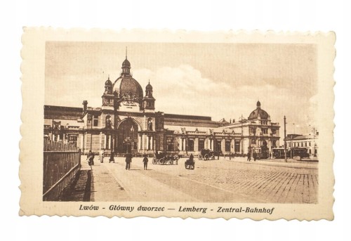 LWÓW - GŁÓWNY DWORZEC pocz. XX w.