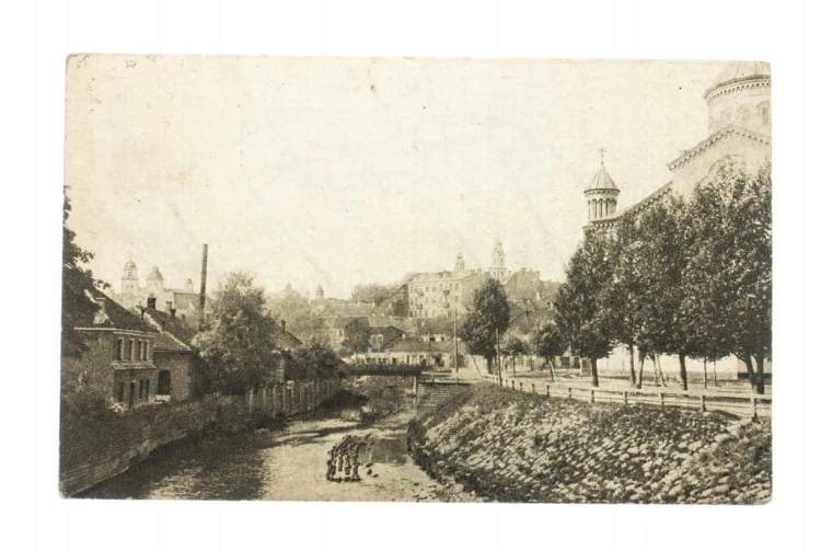 WILNO - WILENKA, WIDOK NA MIASTO pocz. XX w.