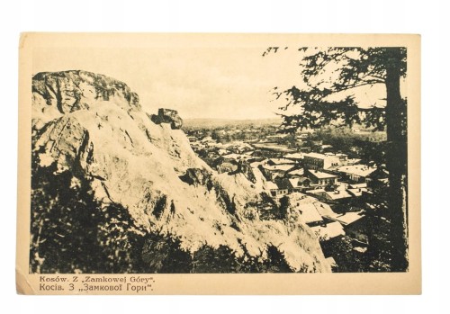 KOSÓW - WIDOK Z ZAMKOWEJ GÓRY 1932