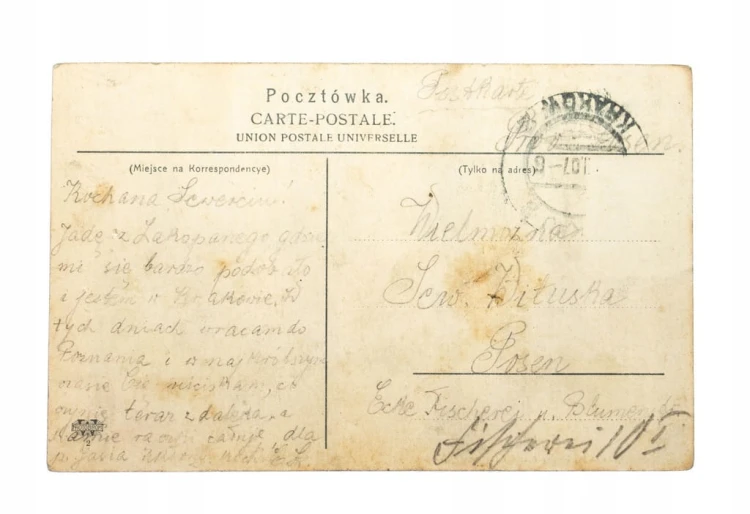 KRAKÓW - KOŚCIÓŁ NPM OD STRONY SUKIENNIC 1907
