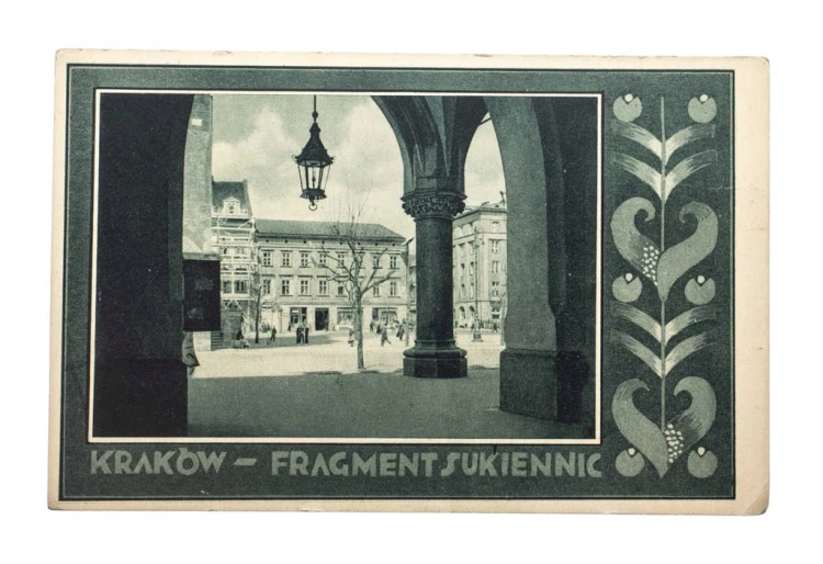 KRAKÓW - FRAGMENT SUKIENNIC l. 20/30
