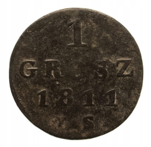 Ks. Warszawskie 1807-15, grosz 1811 I.S., Warszawa
