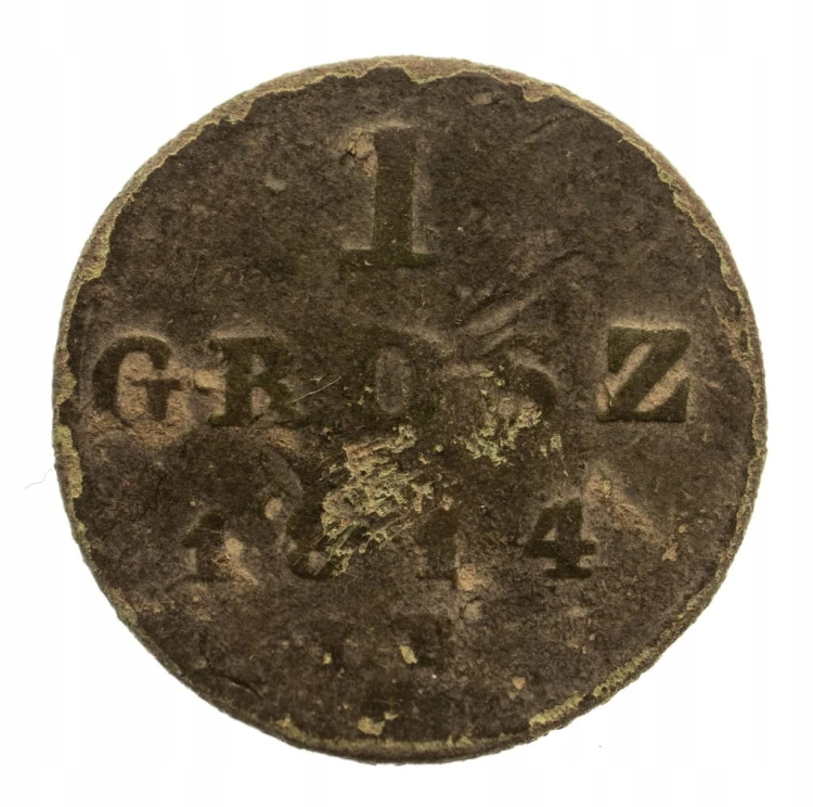 Ks. Warszawskie 1807-15, grosz 1814 I.B., Warszawa