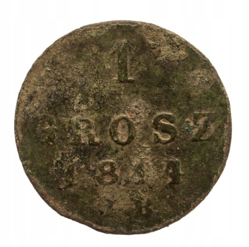 Ks. Warszawskie 1807-15, grosz 1814 I.B., Warszawa