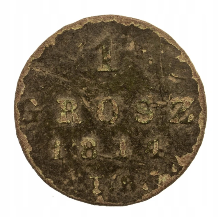 Ks. Warszawskie 1807-15, grosz 1814 I.B., Warszawa