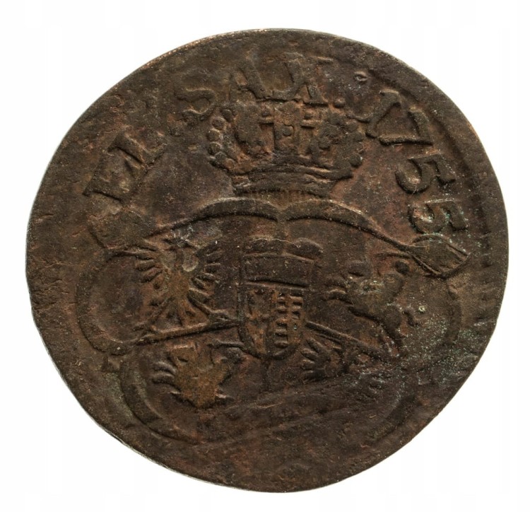 August III 1733-1763 - GROSZ 1755 ROK st.3-