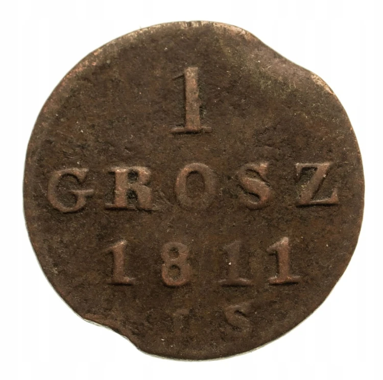 Ks. Warszawskie 1807-15, grosz 1811 I.S., Warszawa