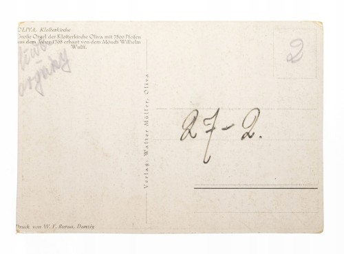 GDAŃSK - OLIWA, OŁTARZ KOŚCIELNY l. 20