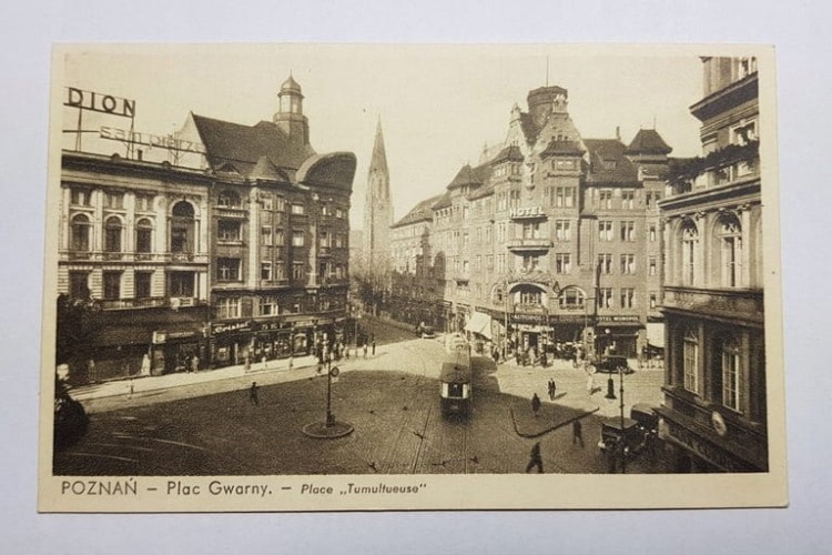 POZNAŃ HOTEL MONOPOL PLAC GWARNY lata 30