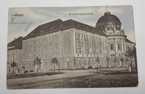 POZNAŃ Budynek Komisji Kolonizacyjnej 1909