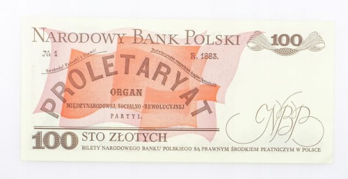 100 ZŁOTYCH 1988 ROK s. TR st. 1-