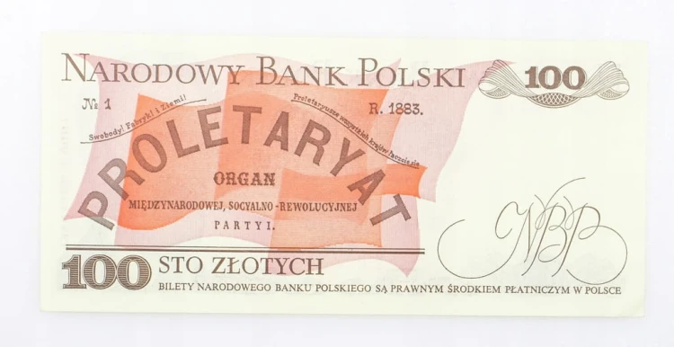 100 ZŁOTYCH 1988 ROK s. TR st. 1-