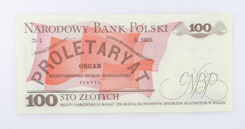 100 ZŁOTYCH 1988 ROK s. TP st. 1