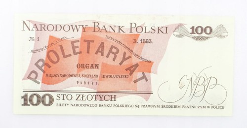 100 ZŁOTYCH 1988 ROK s. TD st. 1