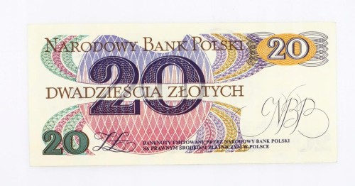 20 ZŁOTYCH 1982 ROK s. AH st. 1