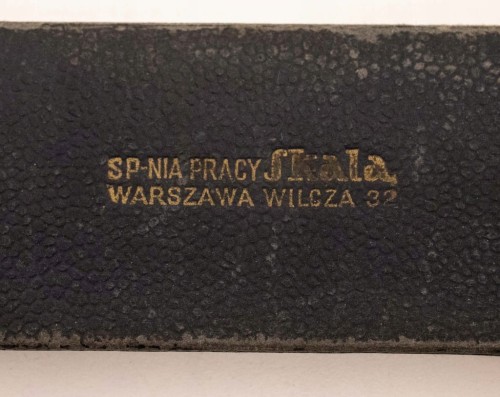 STARA LINIJKA Z TABLICAMI SKALA WARSZAWA WILCZA 32