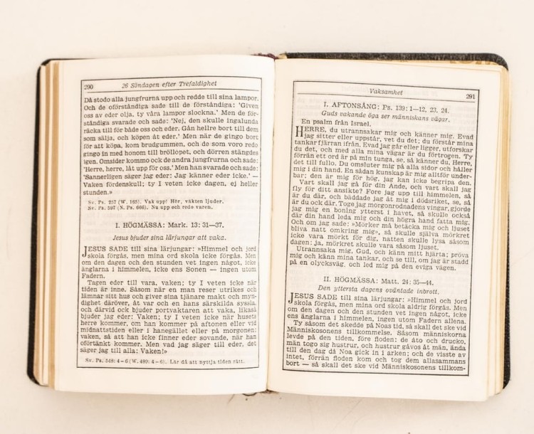 STARA KSIĄŻKA SZWEDZKA PSALMBOKEN PSALMY 1938
