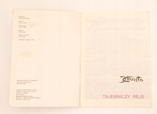 STARY KOMIKS TAJEMNICZY REJS 1988