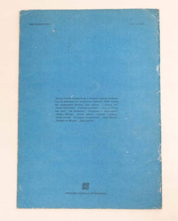 STARY KOMIKS TAJEMNICZY REJS 1988