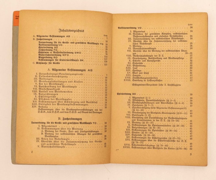 STARA KSIĄŻKA NIEMIECKA DEUTCHE TURNERSCHAFT 1931