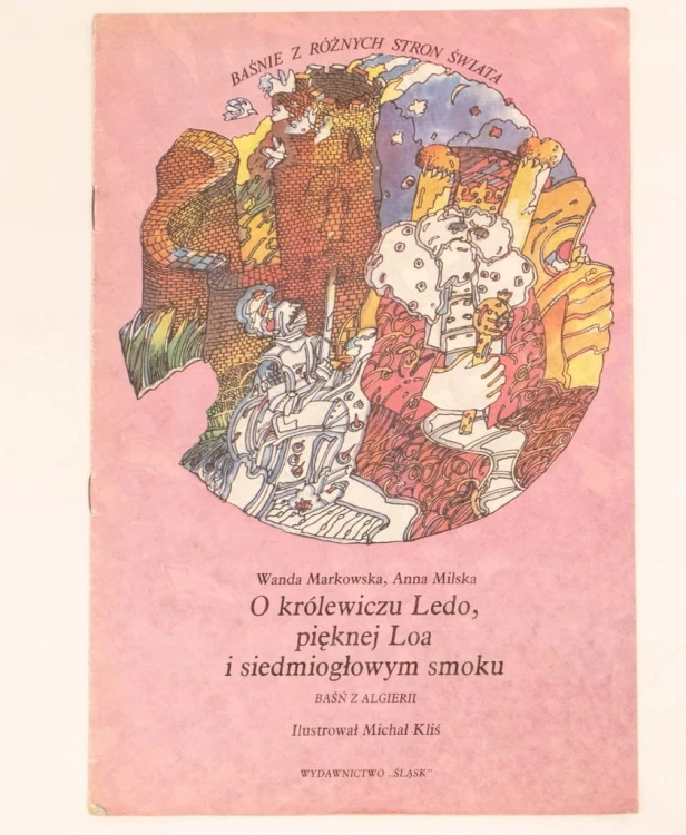 STARA KSIĄŻKA BAŚŃ O KRÓLEWICZU LEDO, PIĘKNEJ LOA