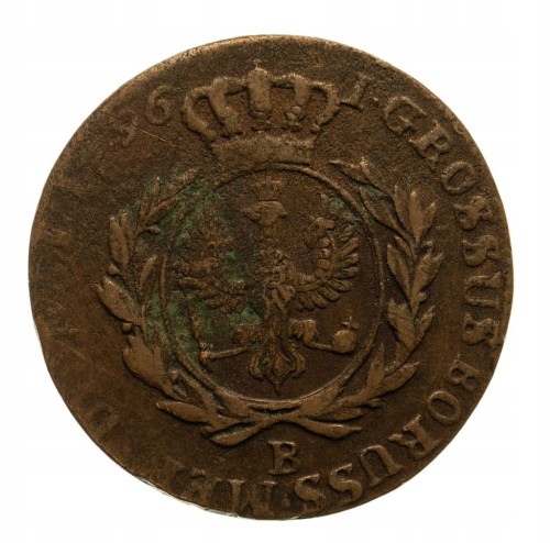 Fryderyk Wilhelm II 1786-97, grosz 1796 B, Wrocław