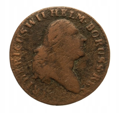 Fryderyk Wilhelm II 1786-97,Grosz, 1797/B WROCŁAW