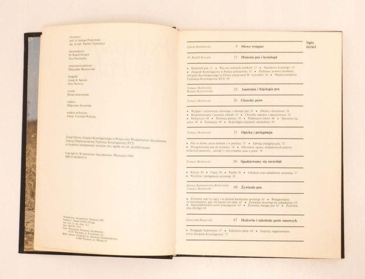 STARA KSIĄŻKA PSY RASOWE W POLSCE 1987
