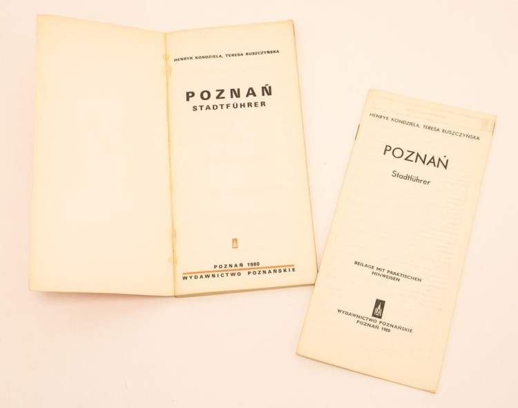 STARY PLAN MIASTA POZNAŃ 1980