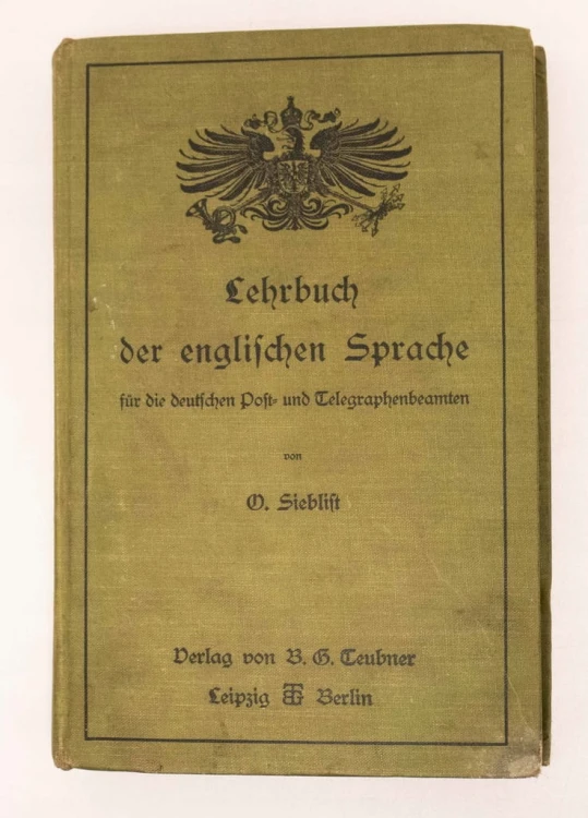 STARA KSIĄŻKA LEHRBUCH DER ENGLISCHEN SPRACHE 1911