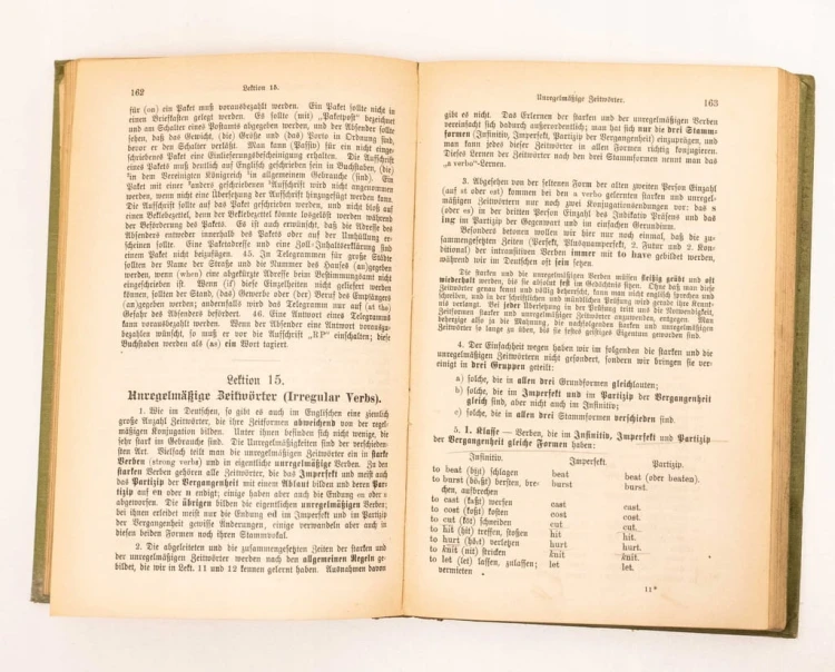STARA KSIĄŻKA LEHRBUCH DER ENGLISCHEN SPRACHE 1911