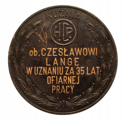 MEDAL ZA 35 LAT OFIARNEJ PRACY HCP POZNAŃ 1981