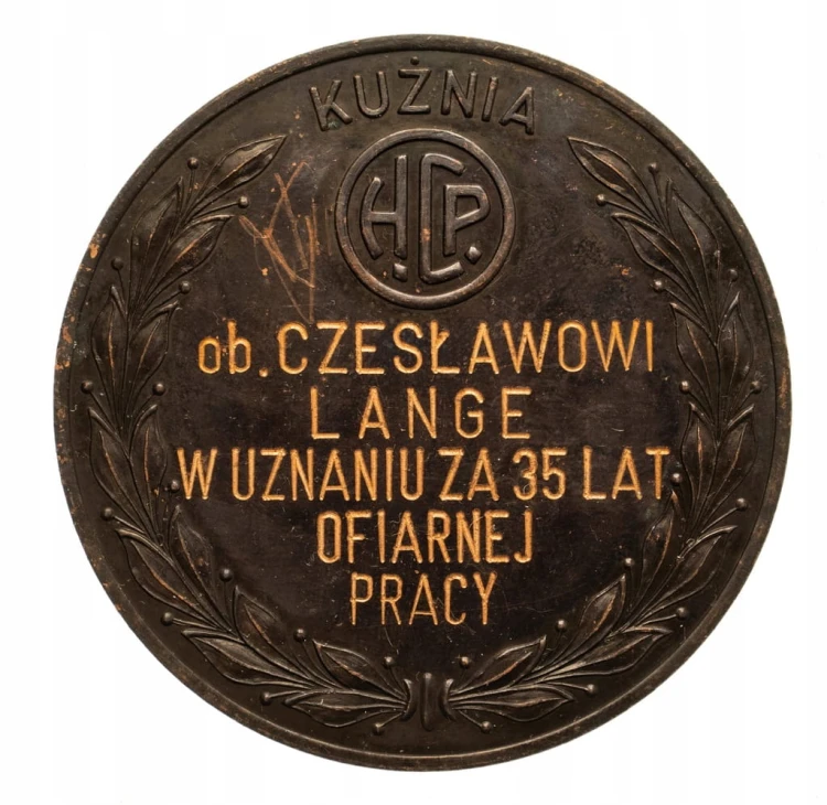 MEDAL ZA 35 LAT OFIARNEJ PRACY HCP POZNAŃ 1981