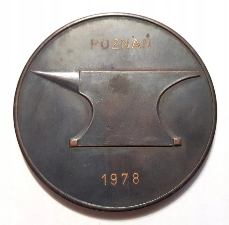 Medal HCP POZNAŃ KUŹNIA W OFIARNEJ PRACY 1978