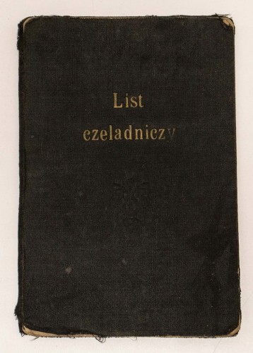 LIST CZELADNICZY - ŚWIADECTWO NAUKI POZNAŃ 1925