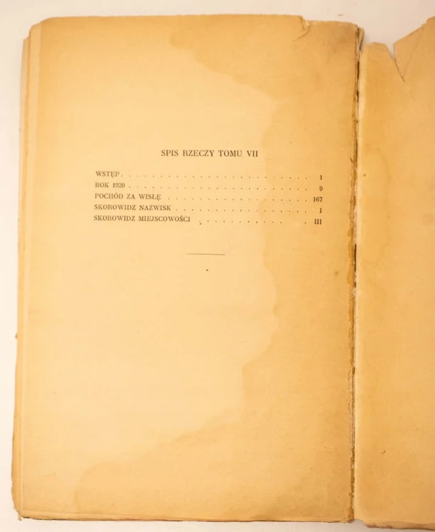 PISMA ZBIOROWE JÓZEFA PIŁSUDSKIEGO TOM VII 1937