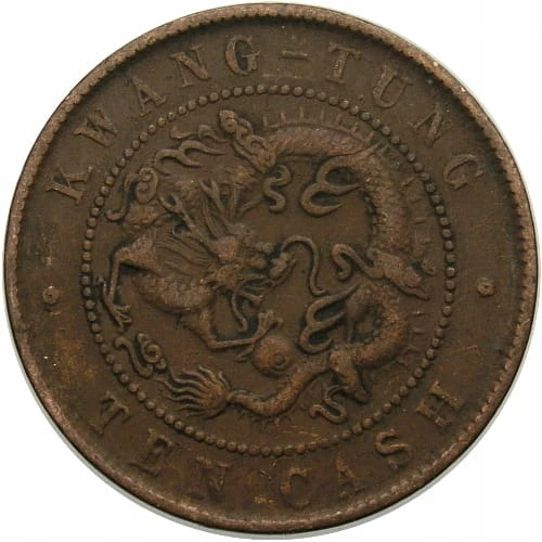 Chiny, Prowincja KWANG-TUNG, 10 cash