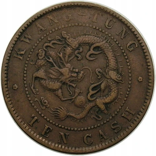 Chiny, Prowincja KWANG-TUNG , 10 cash