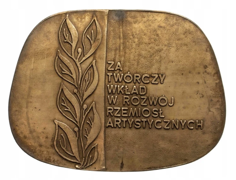 MEDAL ZA TWÓRCZY WKŁAD W ROZWÓJ RZEM. ARTYS POZNAŃ
