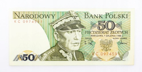 50 ZŁOTYCH 1988 ROK s. KC st. 1