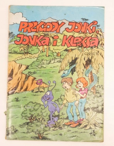 STARY KOMIKS PRZYGODY JONKI JONKA I KLEKSA CZ. II