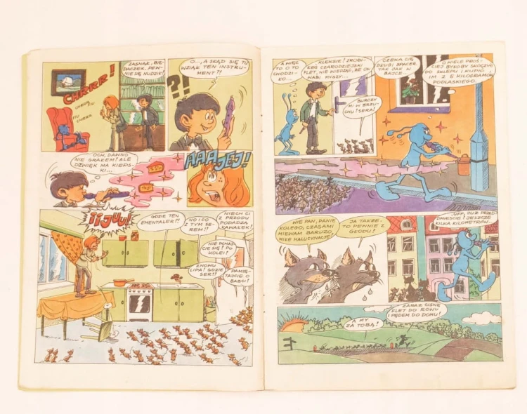 STARY KOMIKS PRZYGODY JONKI JONKA I KLEKSA CZ. II