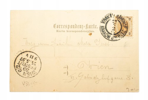 KRAKÓW - SUKIENNICE, KOŚCIÓŁ ŚW. BARBARY 1897