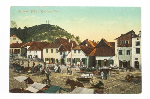 KAZIMIERZ - KRZYŻOWA GÓRA, RYNEK, TARG 1914