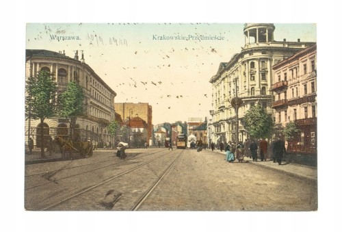 WARSZAWA - KRAKOWSKIE PRZEDMIEŚCIE, TRAMWAJ 1911