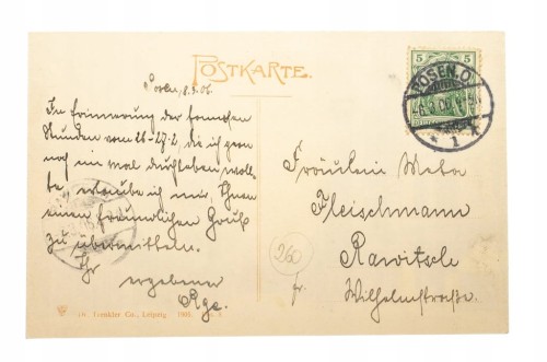 POZNAŃ - ULICA 3 MAJA, THEATERSTRASSE 1906